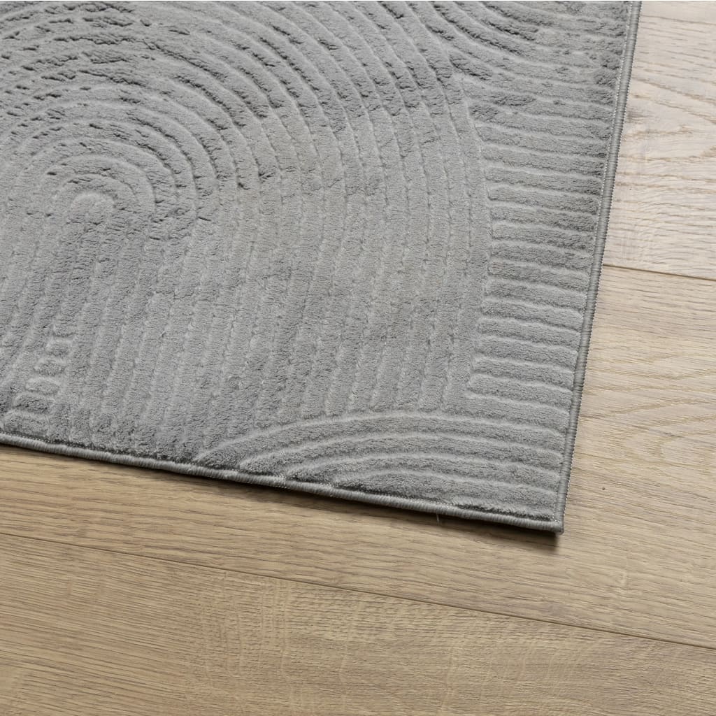 Rug IZA Short Pile Scandinavian Look Grey 160x230 cm