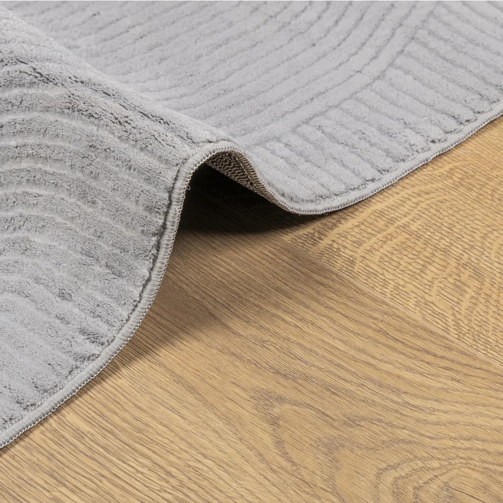 Rug IZA Short Pile Scandinavian Look Grey 160x230 cm
