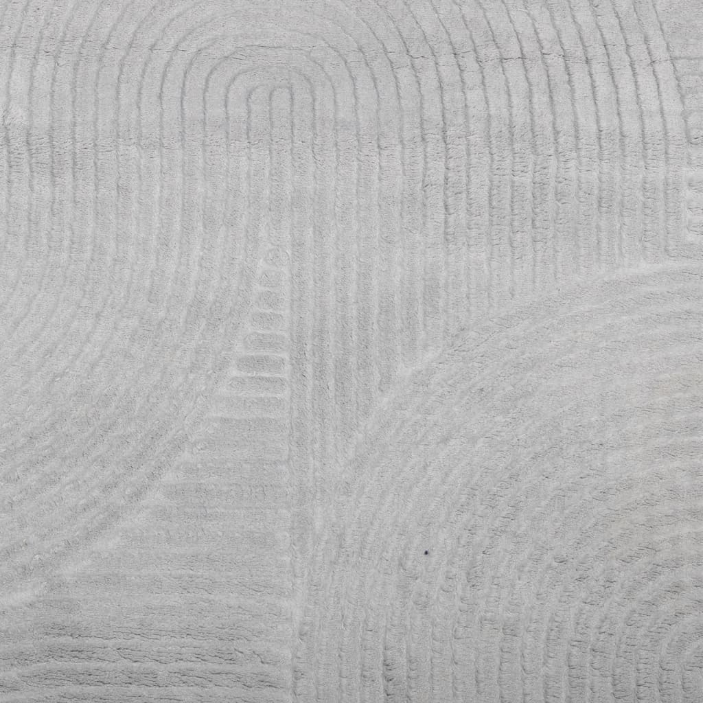 Rug IZA Short Pile Scandinavian Look Grey 160x230 cm