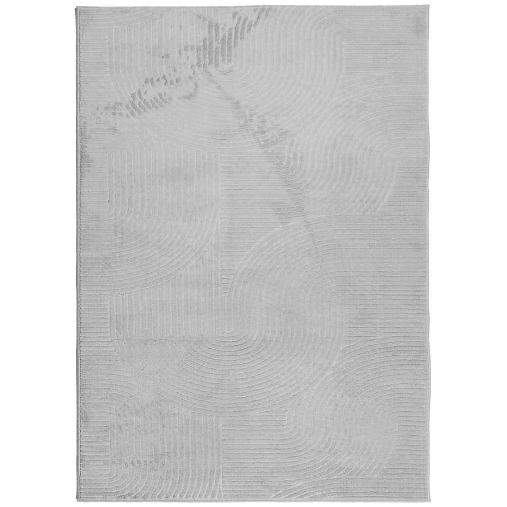 Rug IZA Short Pile Scandinavian Look Grey 240x340 cm