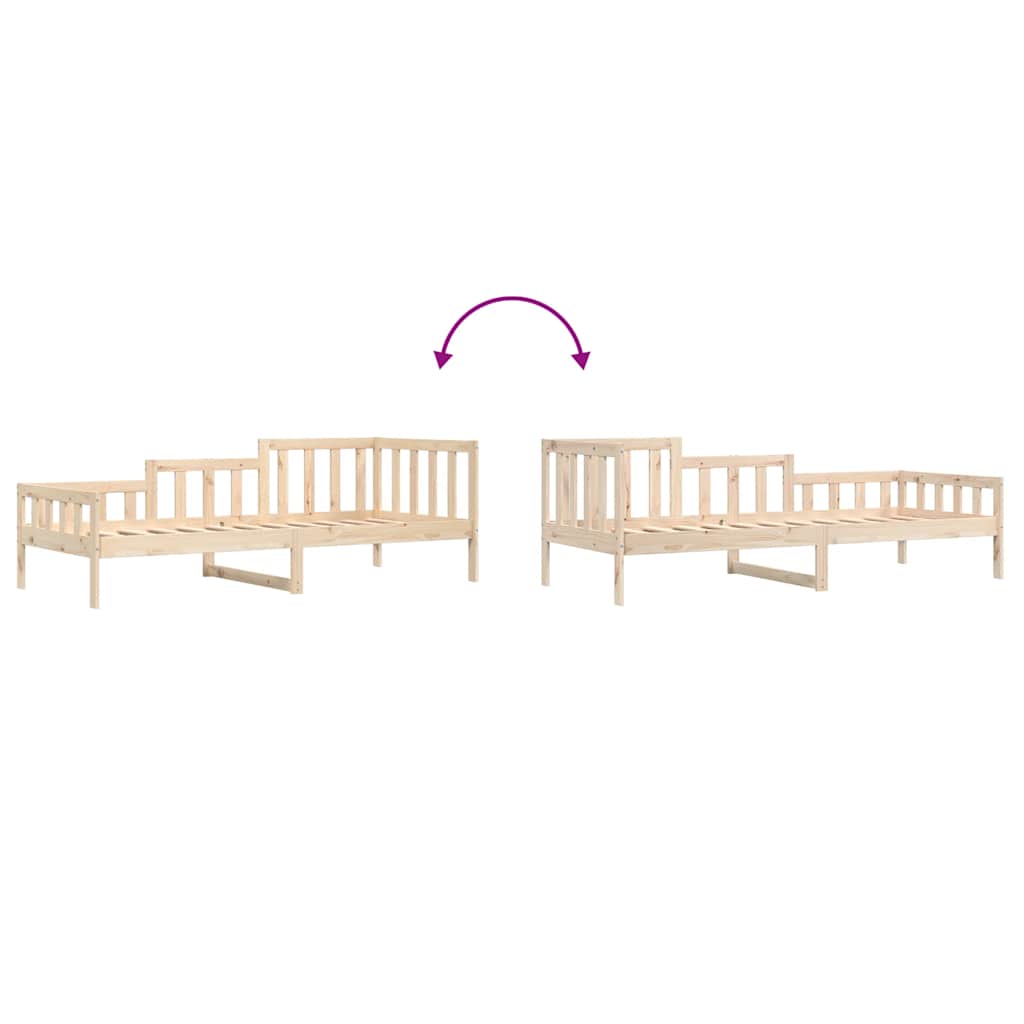 Day Bed without Mattress 80x200 cm Solid Wood Pine