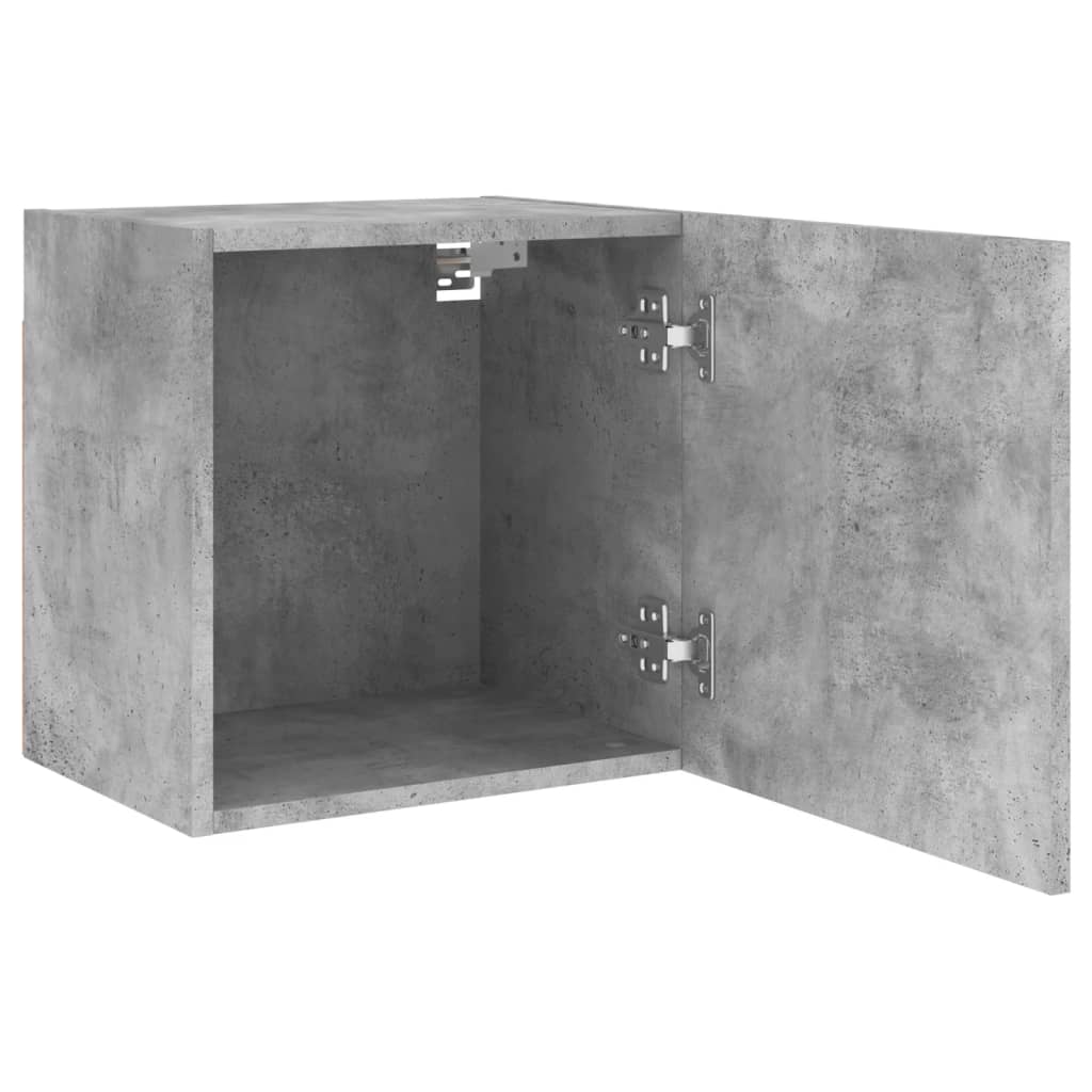TV Wall Cabinet Concrete Grey 40.5x30x40 cm Engineered Wood