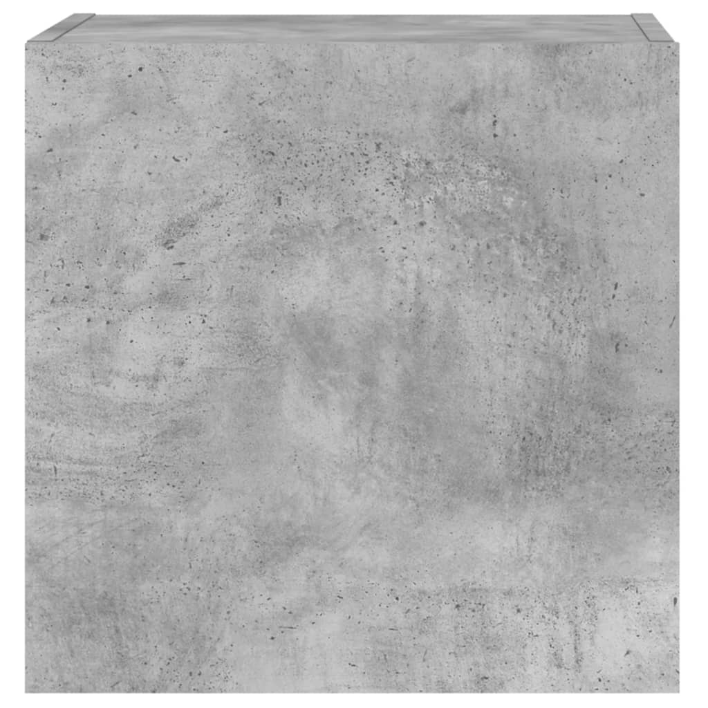 TV Wall Cabinet Concrete Grey 40.5x30x40 cm Engineered Wood