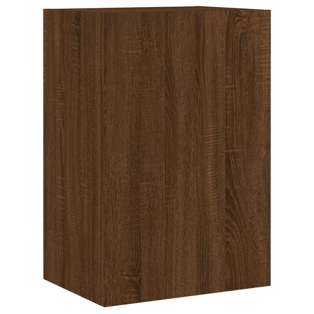 TV Wall Cabinet Brown Oak 40.5x30x60 cm Engineered Wood