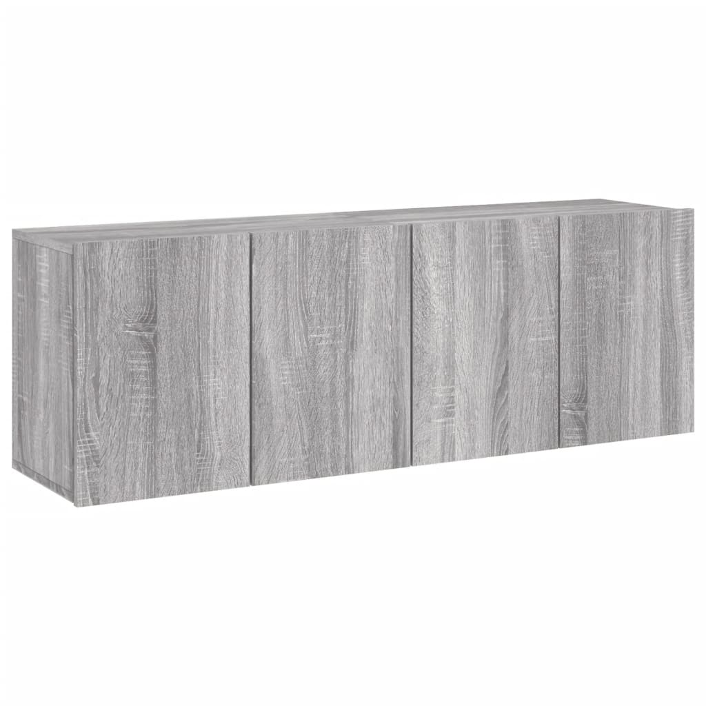TV Cabinets Wall-mounted 2 pcs Grey Sonoma 60x30x41 cm