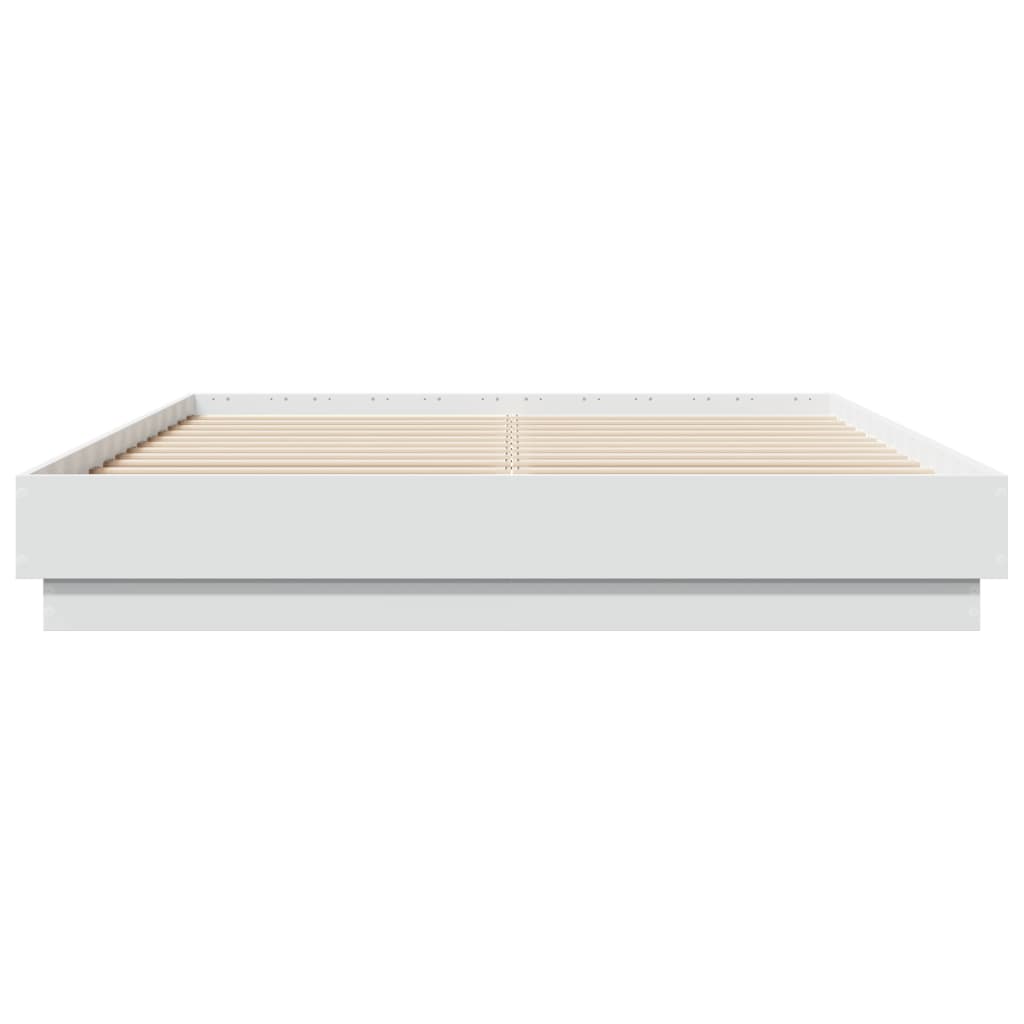 Bed Frame without Mattress White 120x200 cm