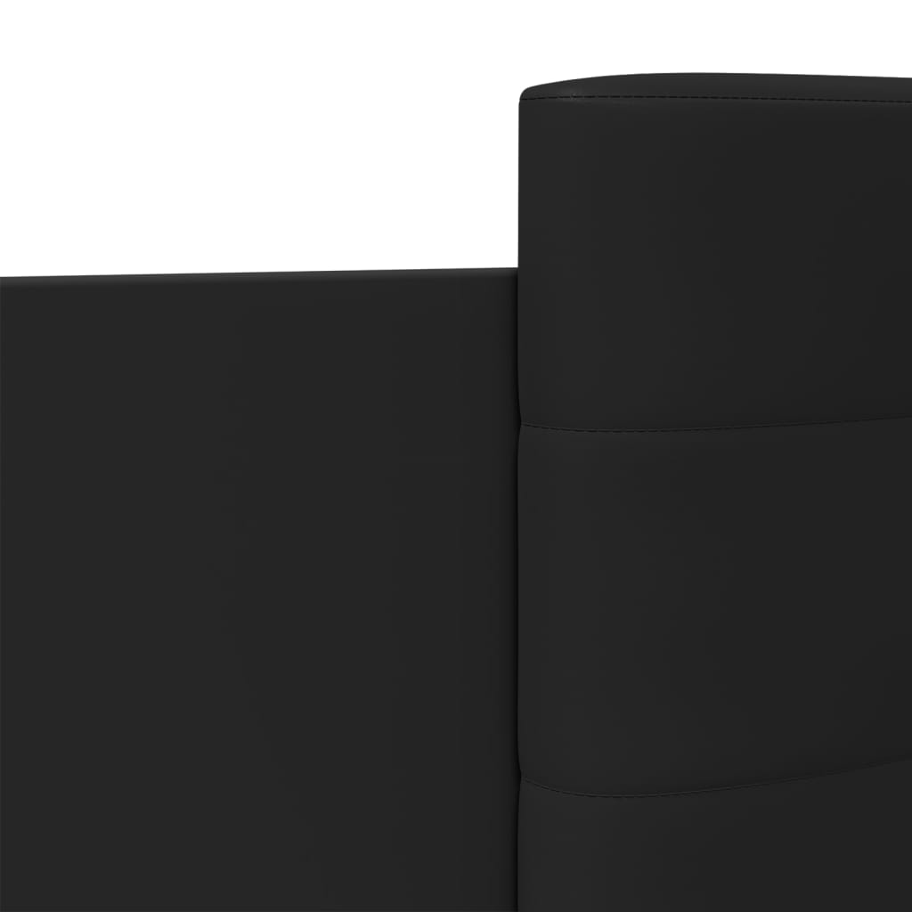 Bed Frame without Mattress Black 75x190 cm Small Single