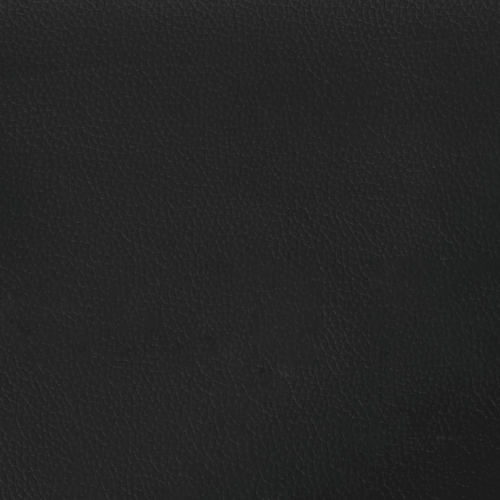 Bed Frame without Mattress "Zadar" Black 140x200 cm Faux Leather