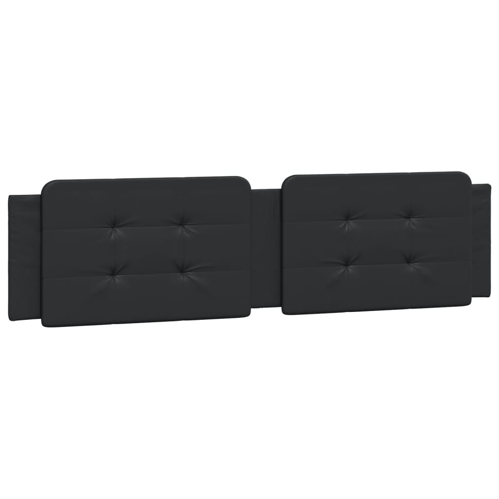 Bed Frame without Mattress "Zadar" Black 200x200 cm Faux Leather