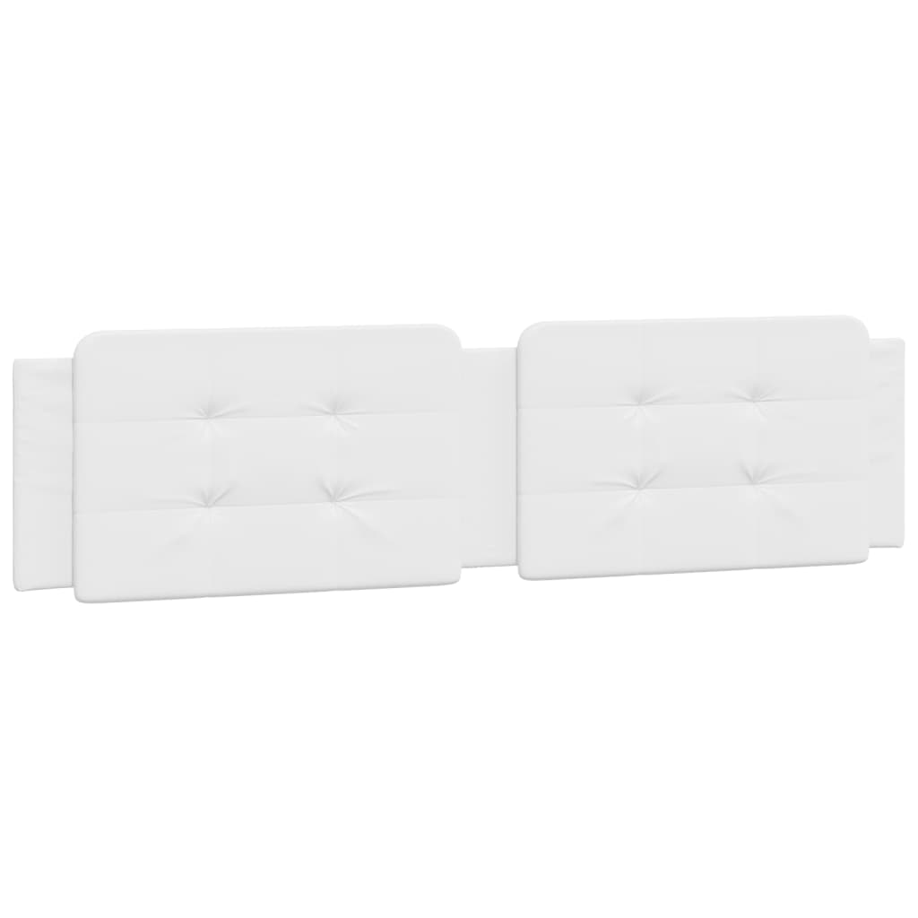 Bed Frame with LED without Mattress "Zadar" White 200x200 cm