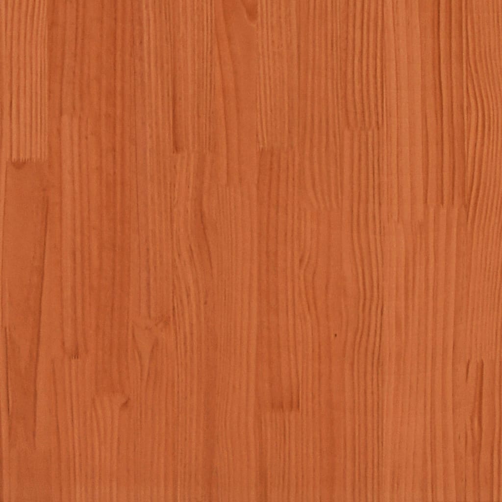 Dog Bed Wax Brown 105.5x75.5x28 cm Solid Wood Pine