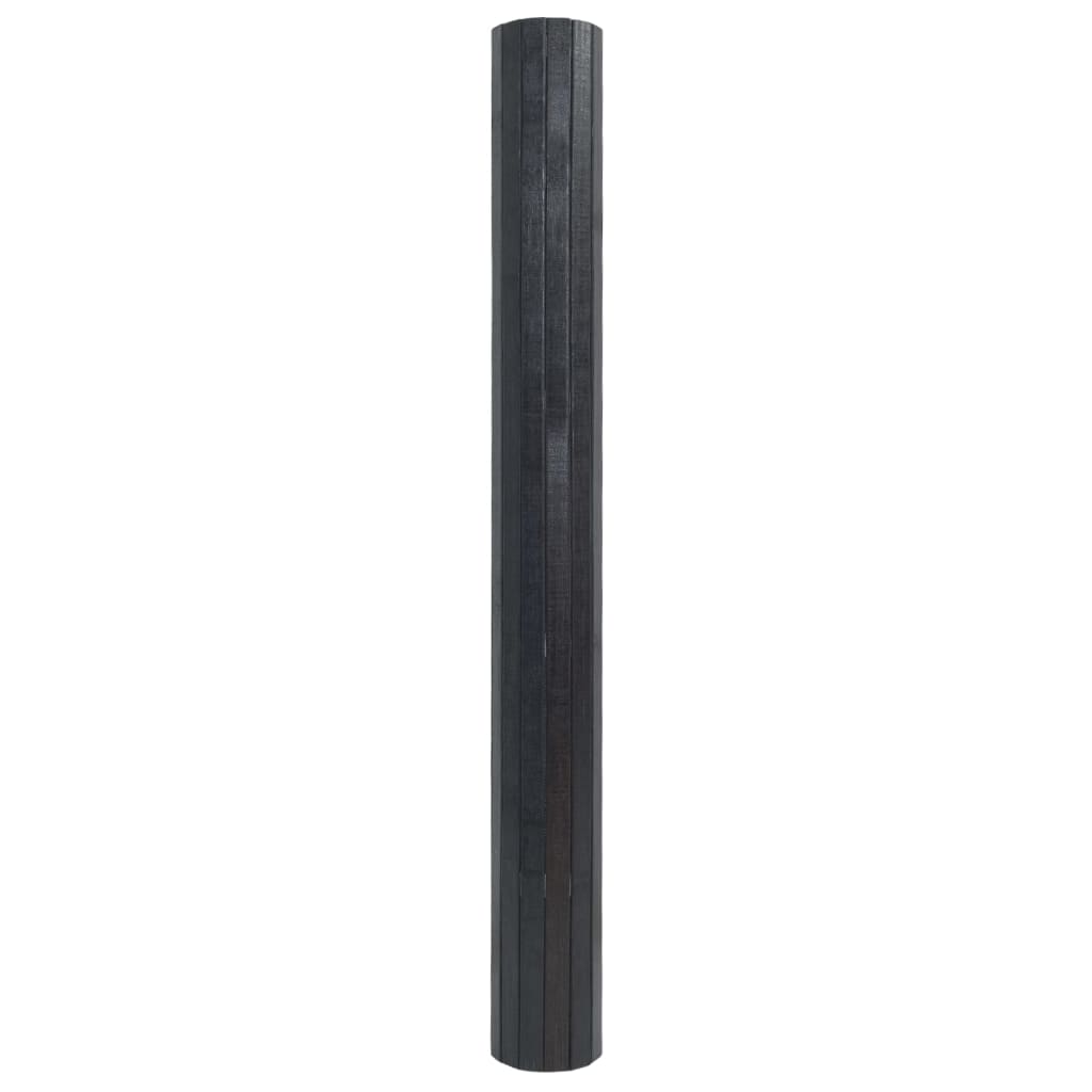 Rug Rectangular Grey 60x100 cm Bamboo