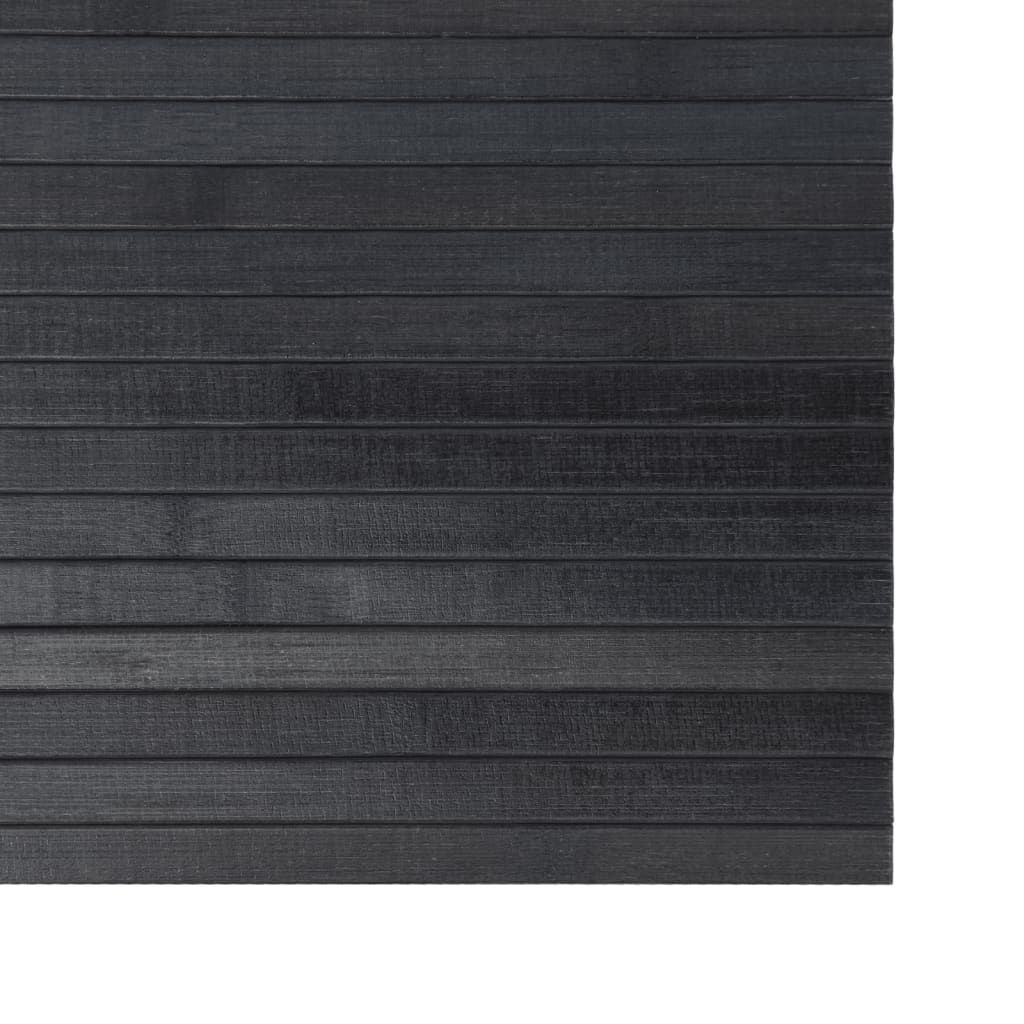 Rug Rectangular Grey 60x100 cm Bamboo
