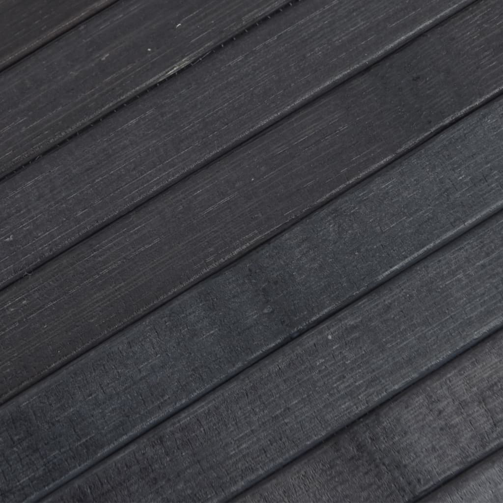 Rug Rectangular Grey 60x100 cm Bamboo