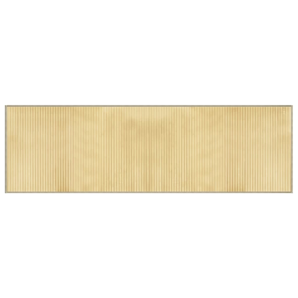 Rug Rectangular Light Natural60x200 cm Bamboo