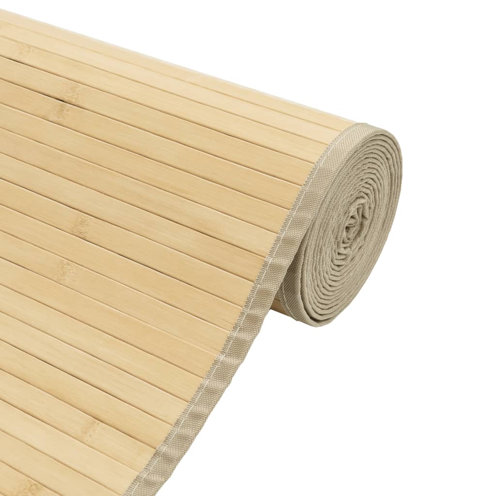 Rug Rectangular Light Natural60x200 cm Bamboo