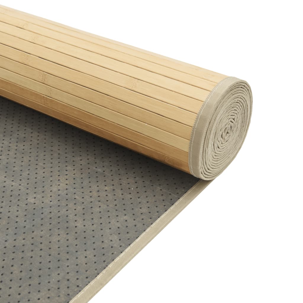 Rug Rectangular Light Natural60x200 cm Bamboo