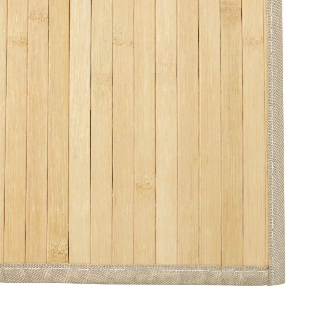 Rug Rectangular Light Natural60x200 cm Bamboo