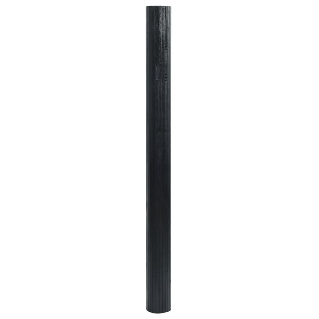 Room Divider Black 165x400 cm Bamboo