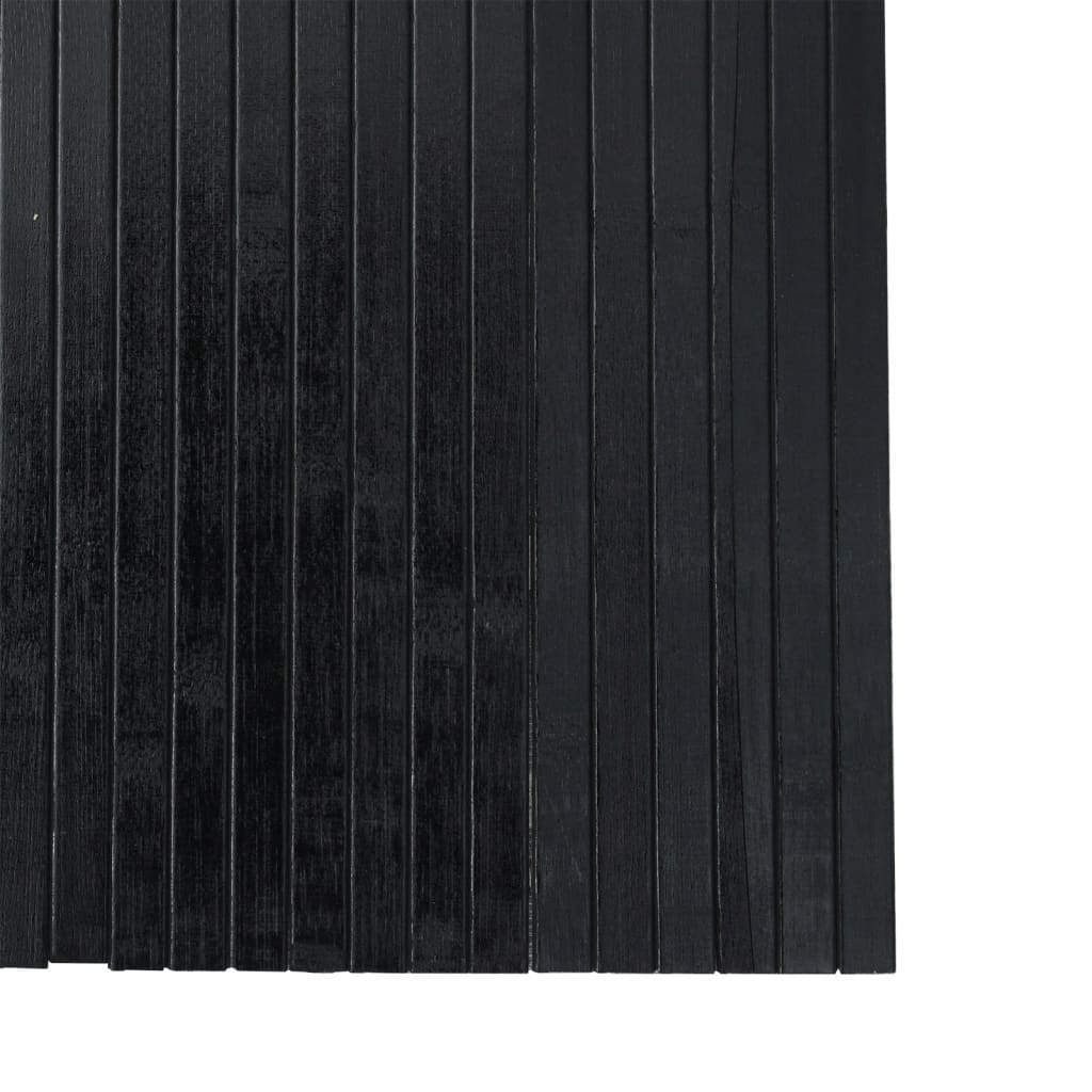 Room Divider Black 165x400 cm Bamboo