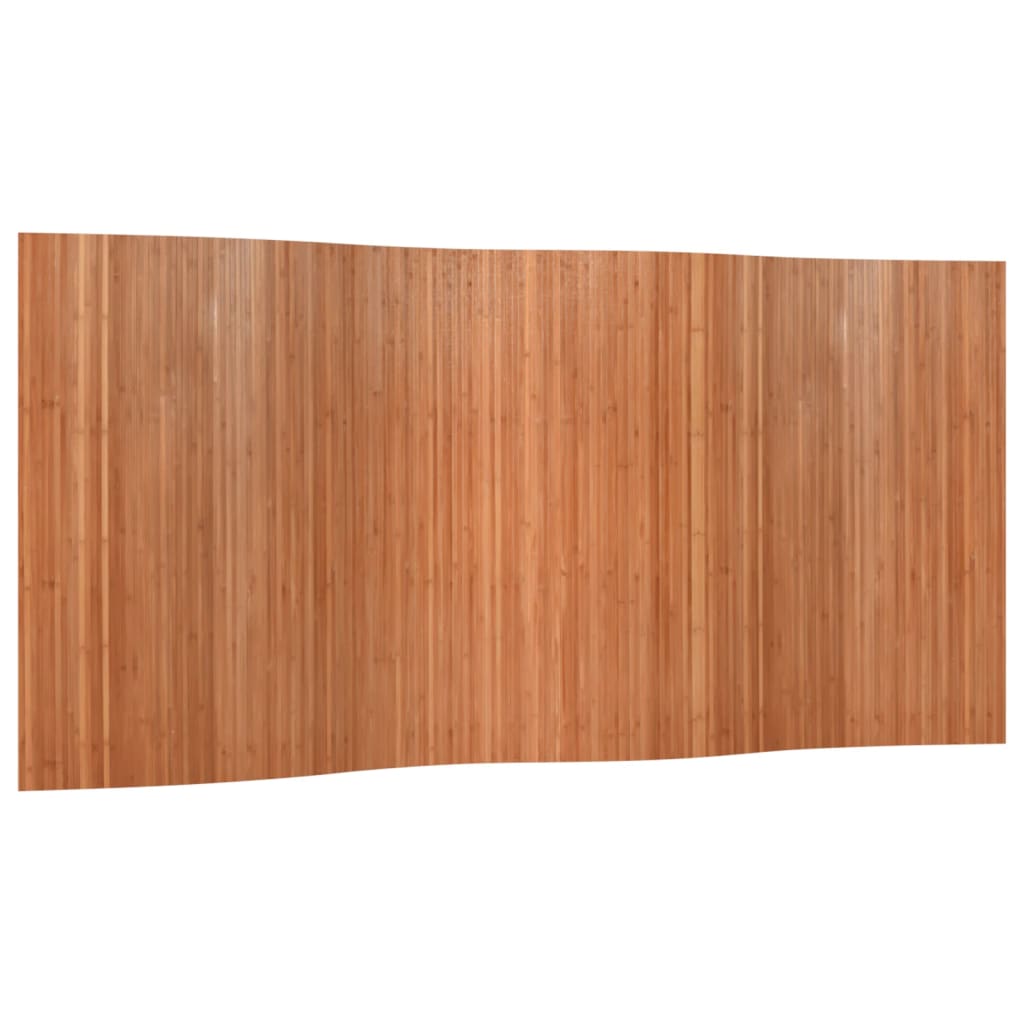 Room Divider Brown 165x400 cm Bamboo