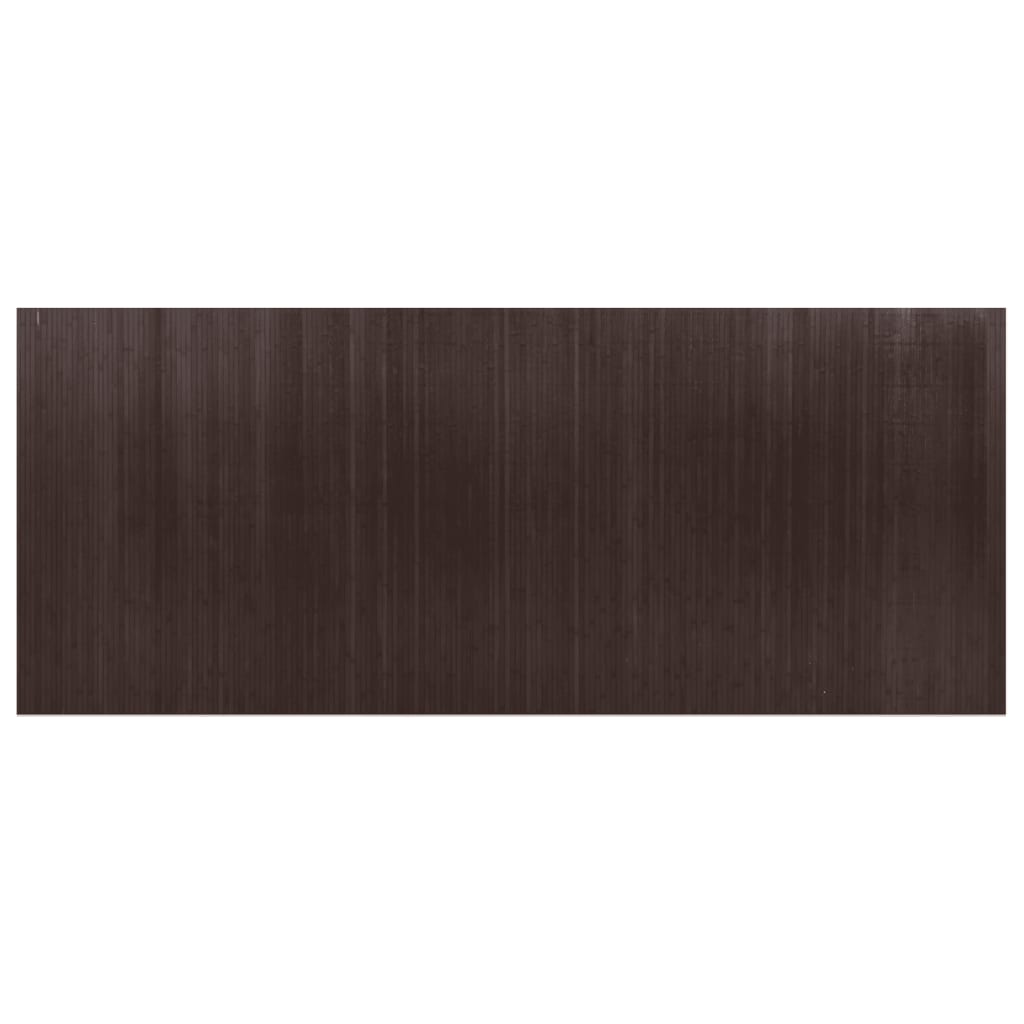 Room Divider Dark Brown 165x400 cm Bamboo