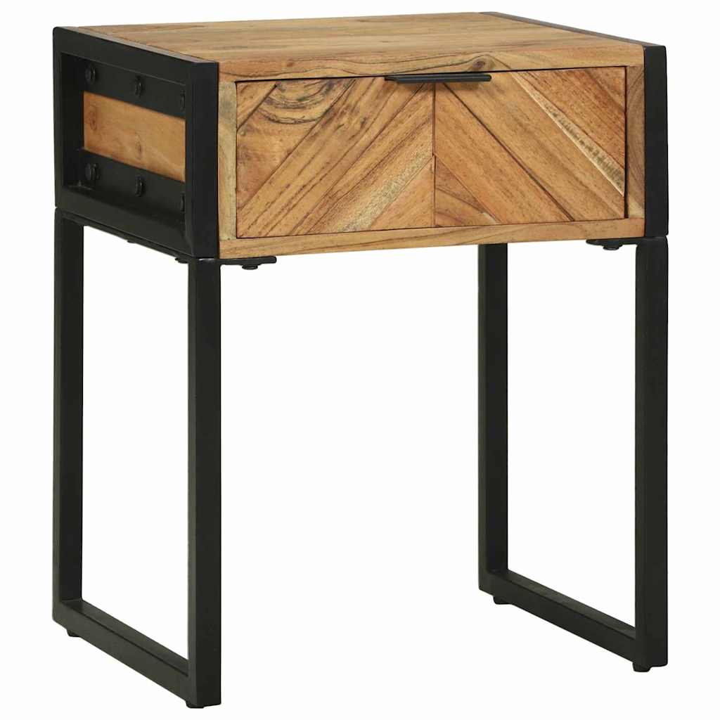 Bedside Cabinet Brown 40 x 35 x 50 cm Solid Acacia wood