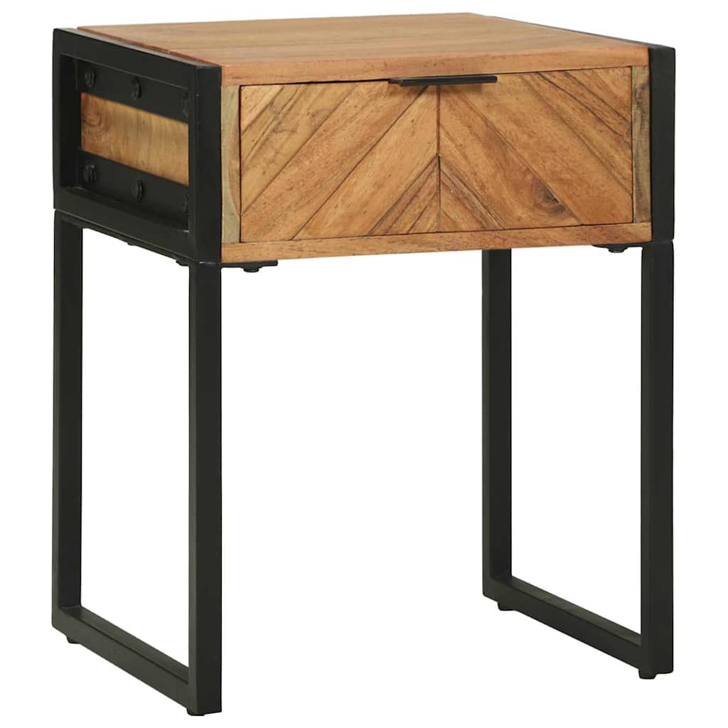 Bedside Cabinet Brown 40 x 35 x 50 cm Solid Acacia wood