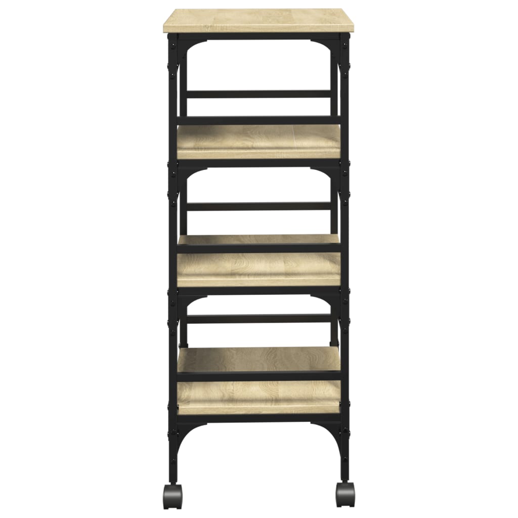 Kitchen Trolley Sonoma Oak 45x35x89.5 cm Engineered Wood