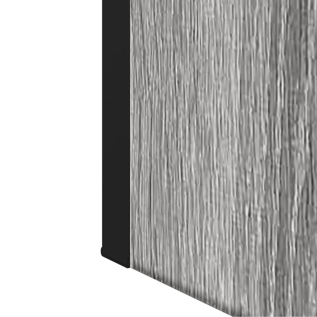 Bathroom Mirror Cabinet Grey Sonoma 60x16x60 cm Engineered Wood