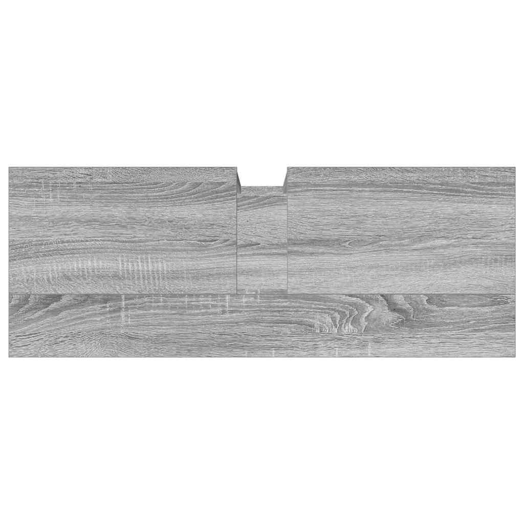 Bathroom Sink Cabinet Grey Sonoma 80x30x60 cm Engineered Wood
