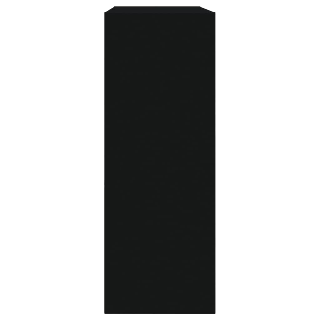 Shoe Cabinet Black 60x21x57 cm Engineered Wood