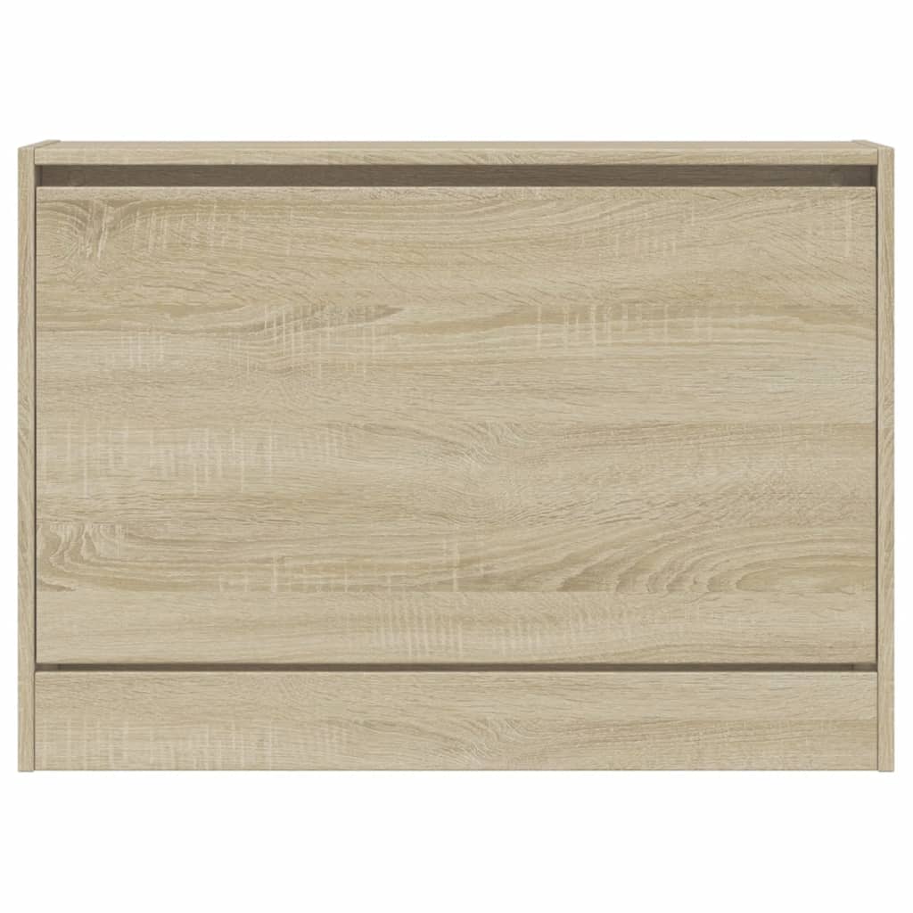 Shoe Cabinet Sonoma Oak 80x21x57 cm Engineered Wood