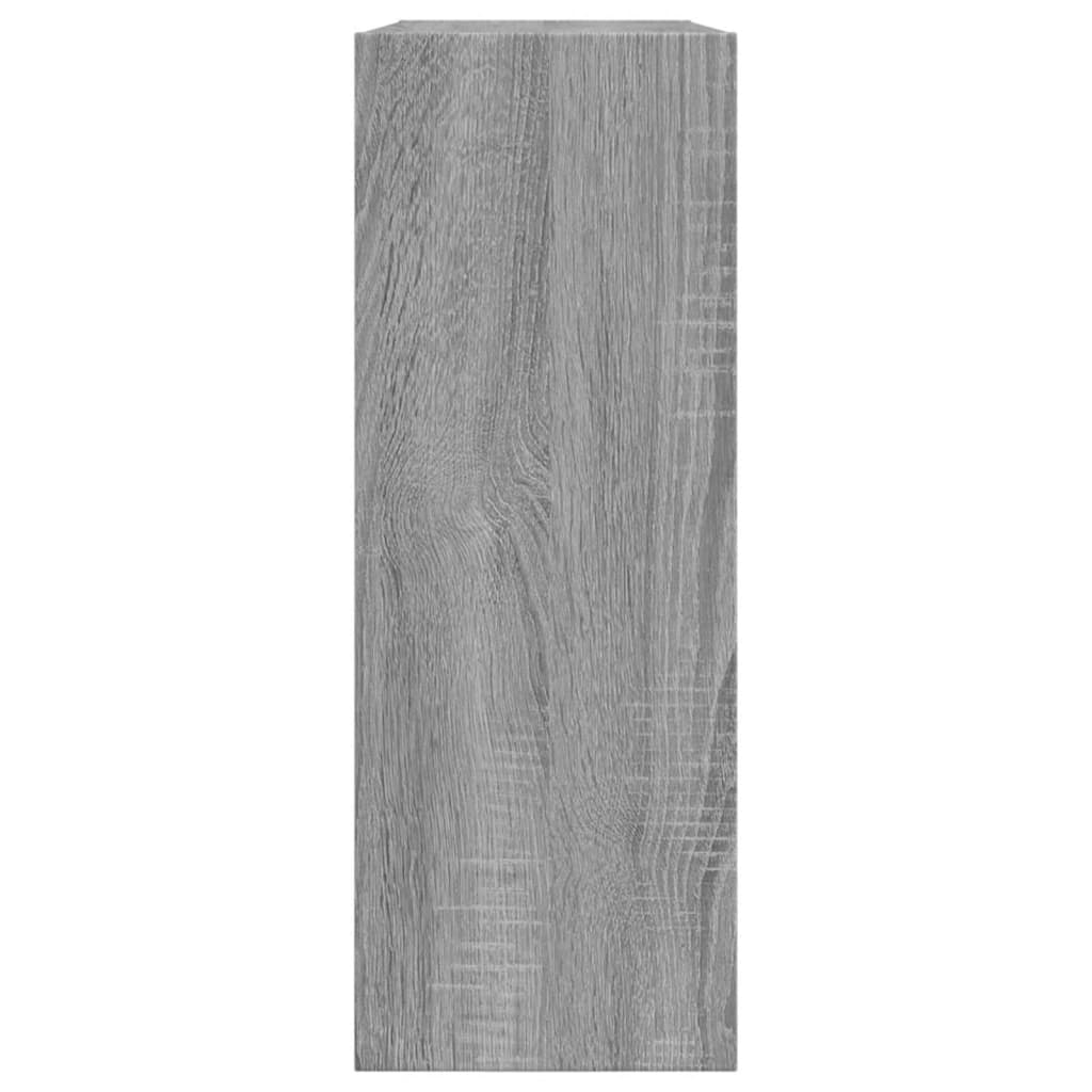 Shoe Cabinet Grey Sonoma 80x21x57 cm Engineered Wood