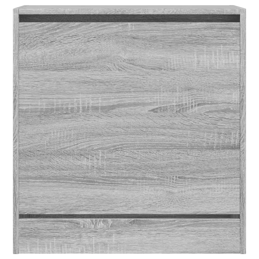 Shoe Cabinet Grey Sonoma 60x34x63.5 cm Engineered Wood