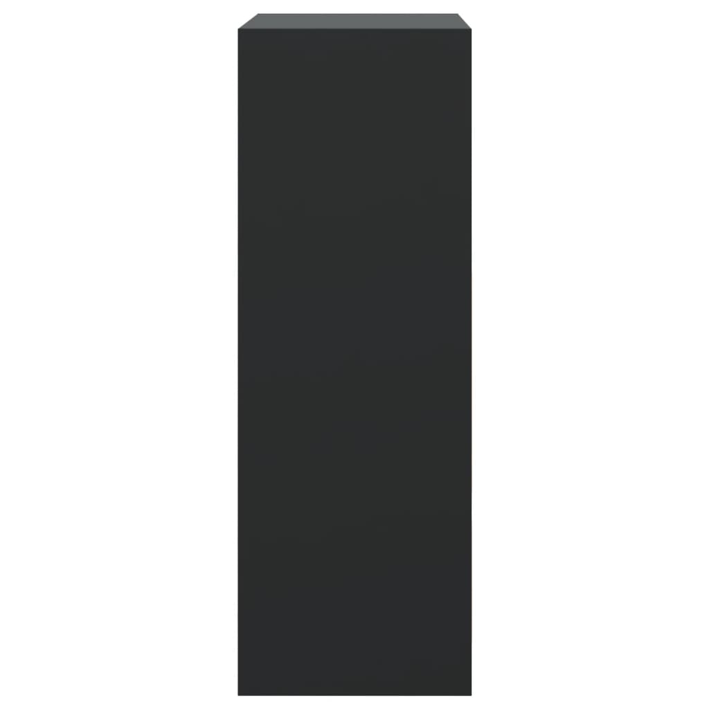 Shoe Cabinet Black 60x34x96.5 cm Engineered Wood