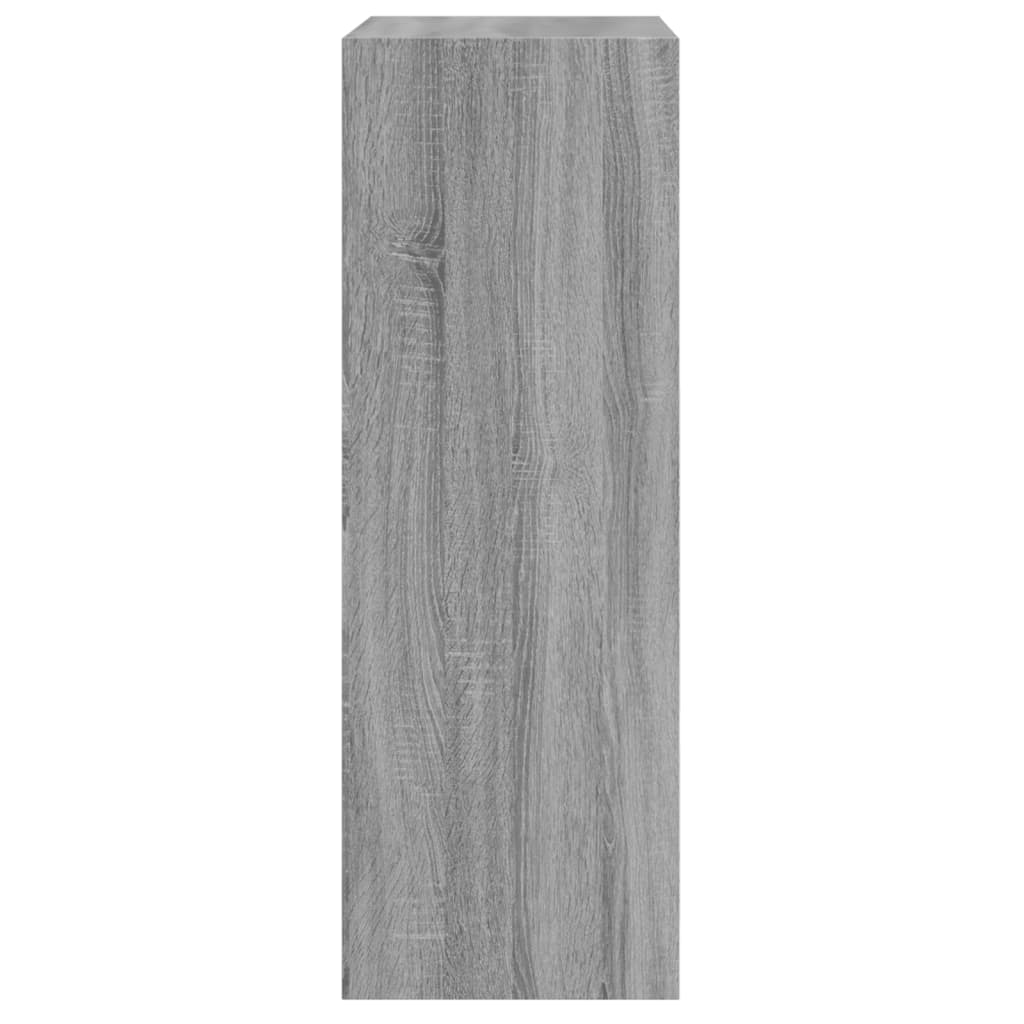 Shoe Cabinet Grey Sonoma 60x34x96.5 cm Engineered Wood