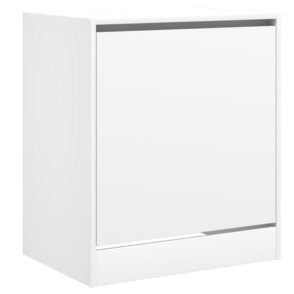 Shoe Cabinet White 60x42x69 cm Engineered Wood