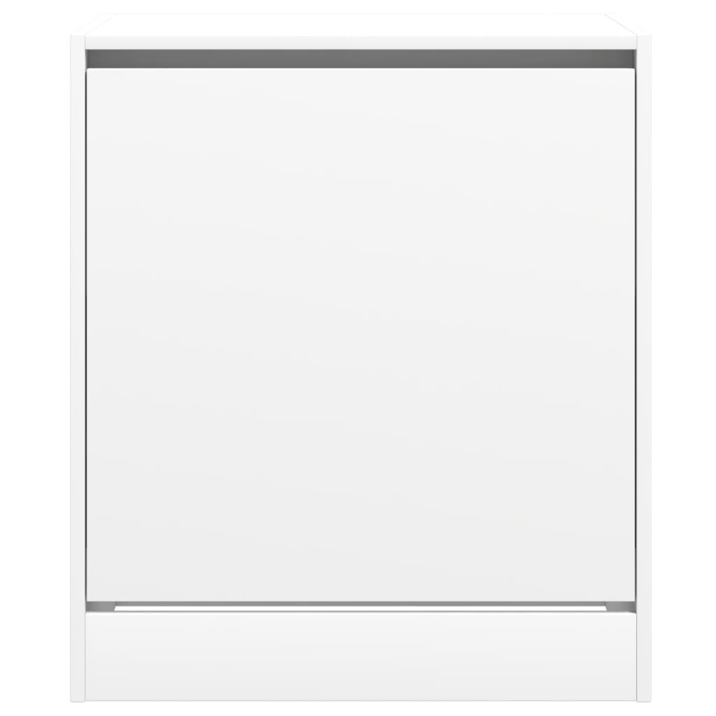 Shoe Cabinet White 60x42x69 cm Engineered Wood