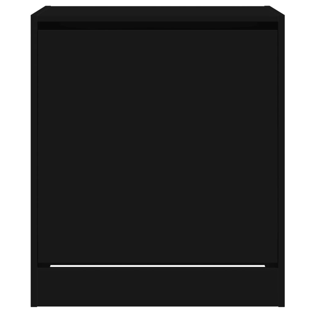Shoe Cabinet Black 60x42x69 cm Engineered Wood