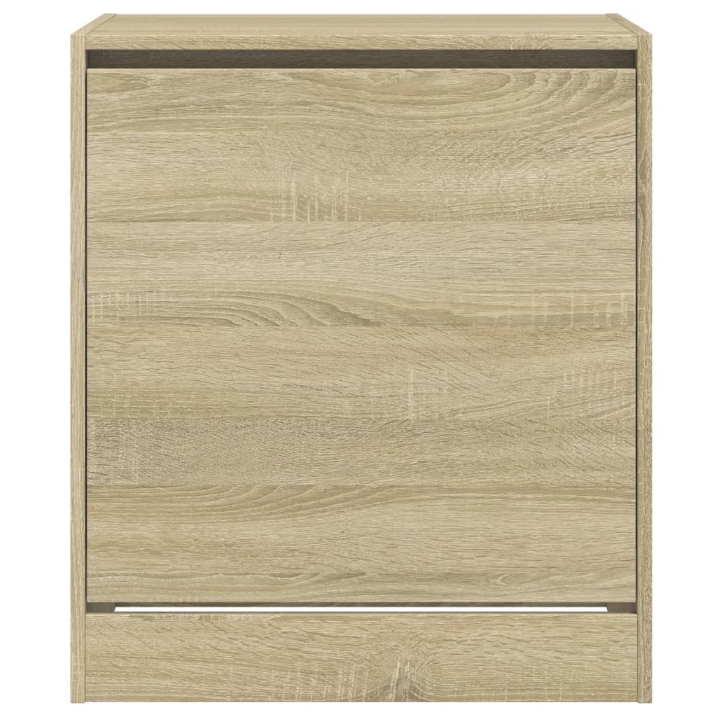 Shoe Cabinet Sonoma Oak 60x42x69 cm Engineered Wood