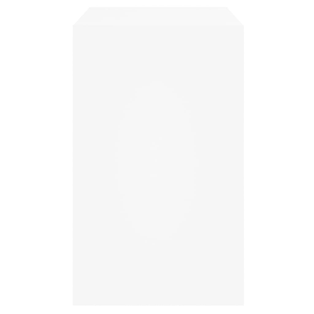 Shoe Cabinet White 80x42x69 cm Engineered Wood