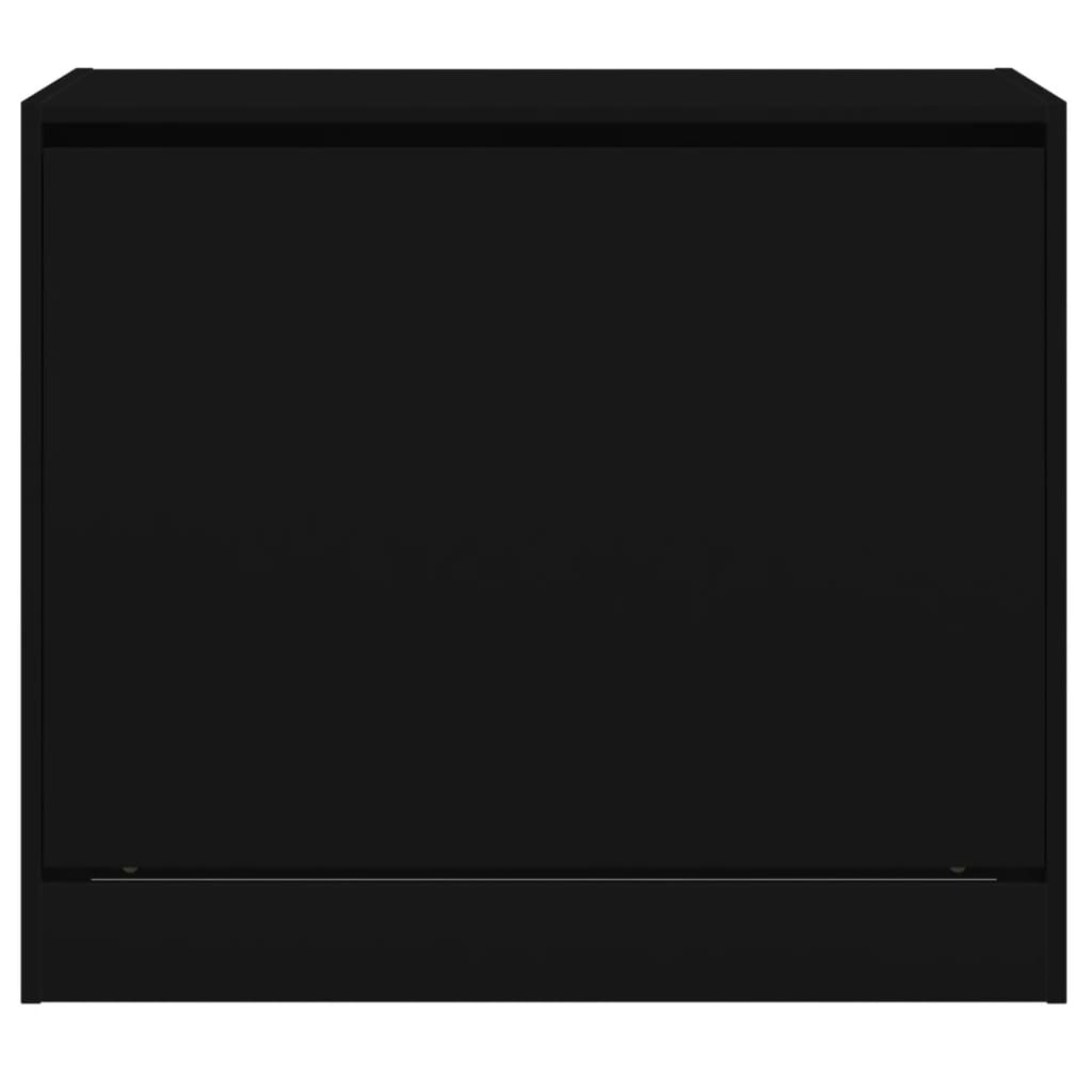 Shoe Cabinet Black 80x42x69 cm Engineered Wood