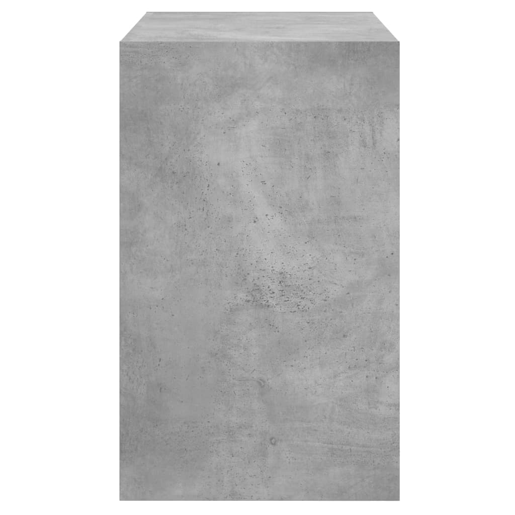 Shoe Cabinet Concrete Grey 80x42x69 cm Engineered Wood