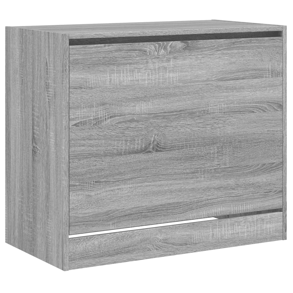 Shoe Cabinet Grey Sonoma 80x42x69 cm Engineered Wood