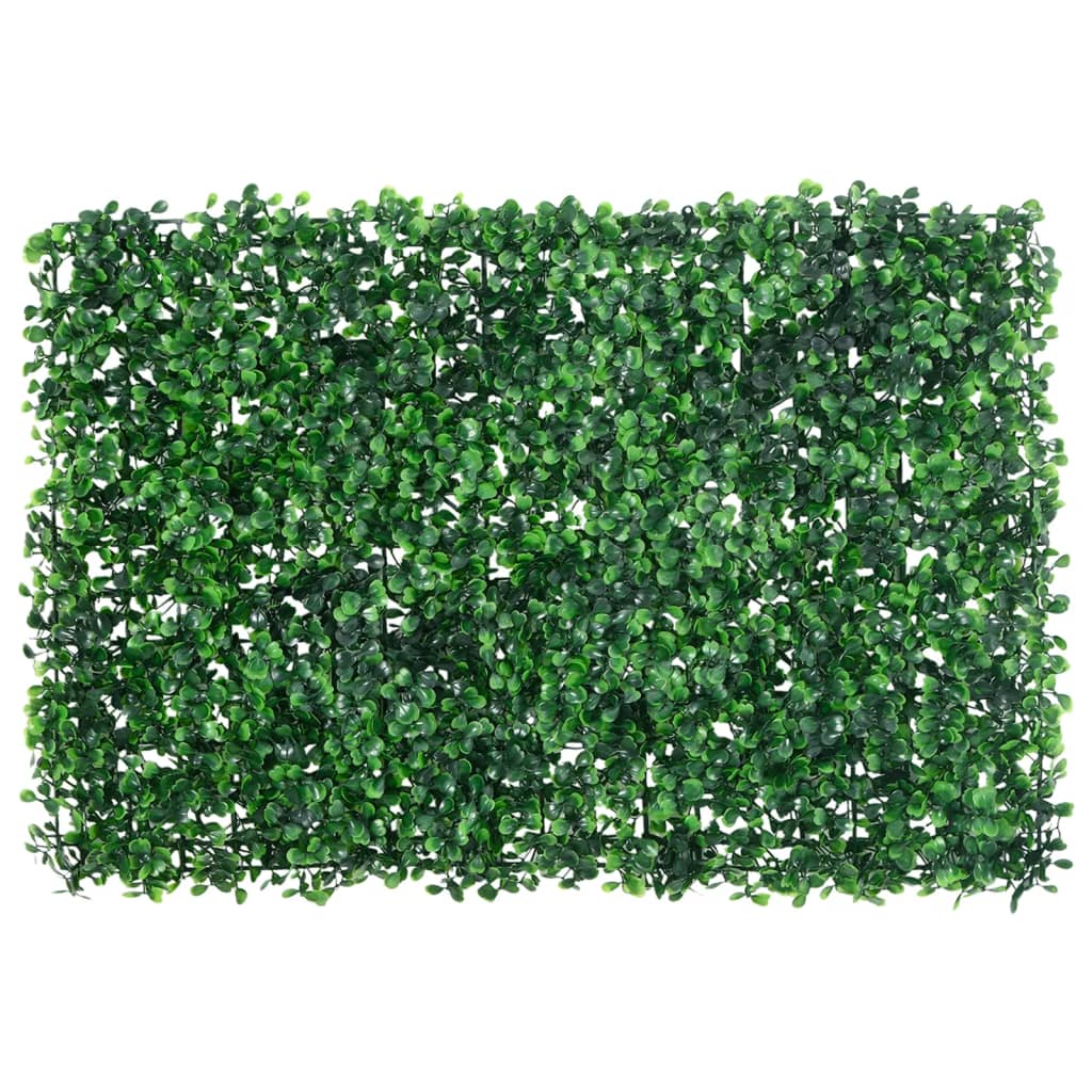 Artificial Shrub Leaf Fence 24 pcs Green 40x60 cm