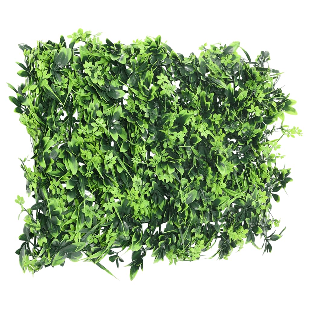 Artificial Leaf Fence 24 pcs Green 40x60 cm