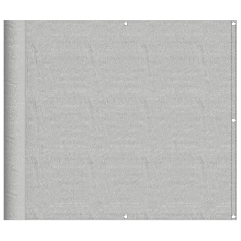 Balcony Screen Light Grey 90x300 cm 100% Polyester Oxford