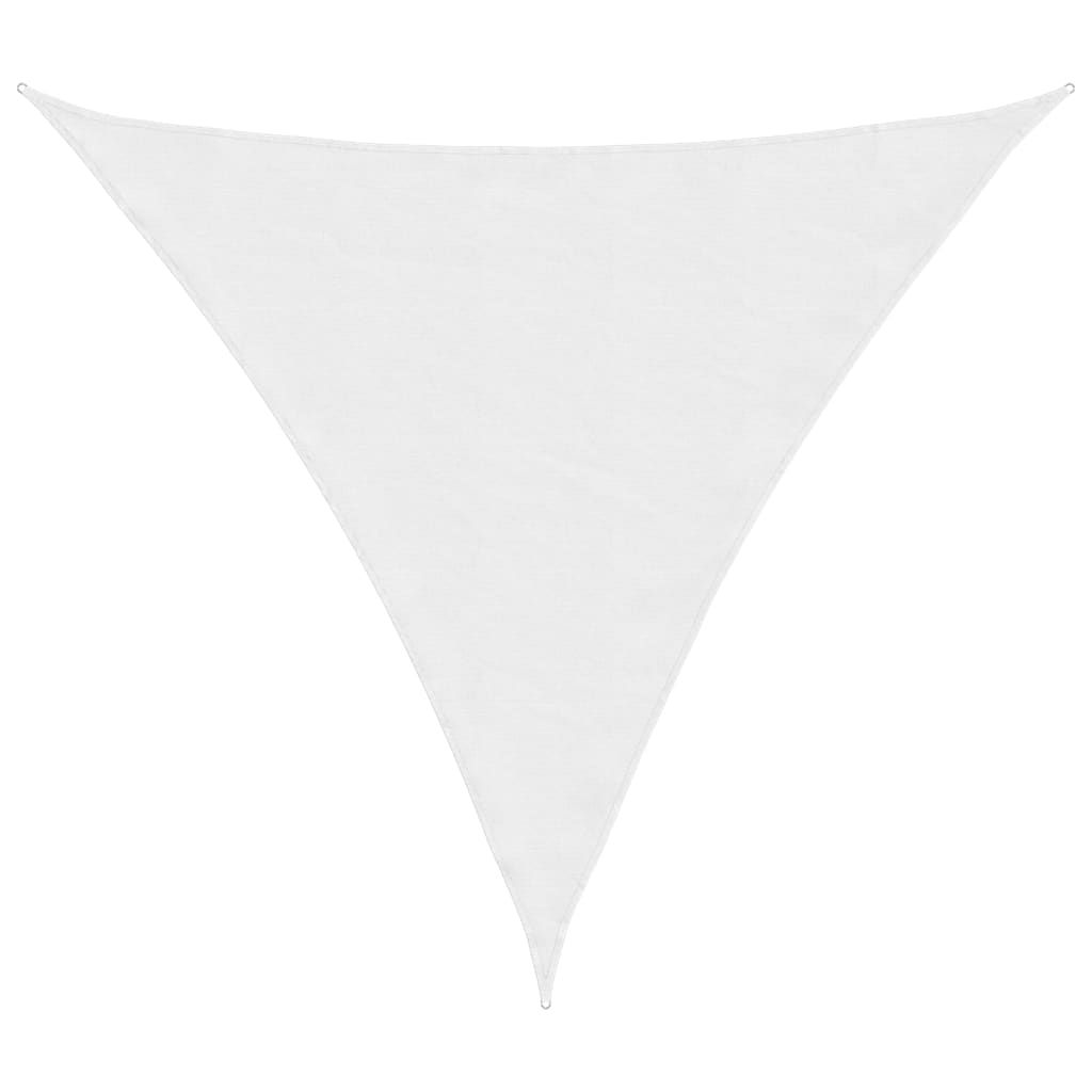 Sun Shade Sail White 2x2x2 m 100% Polyester Oxford