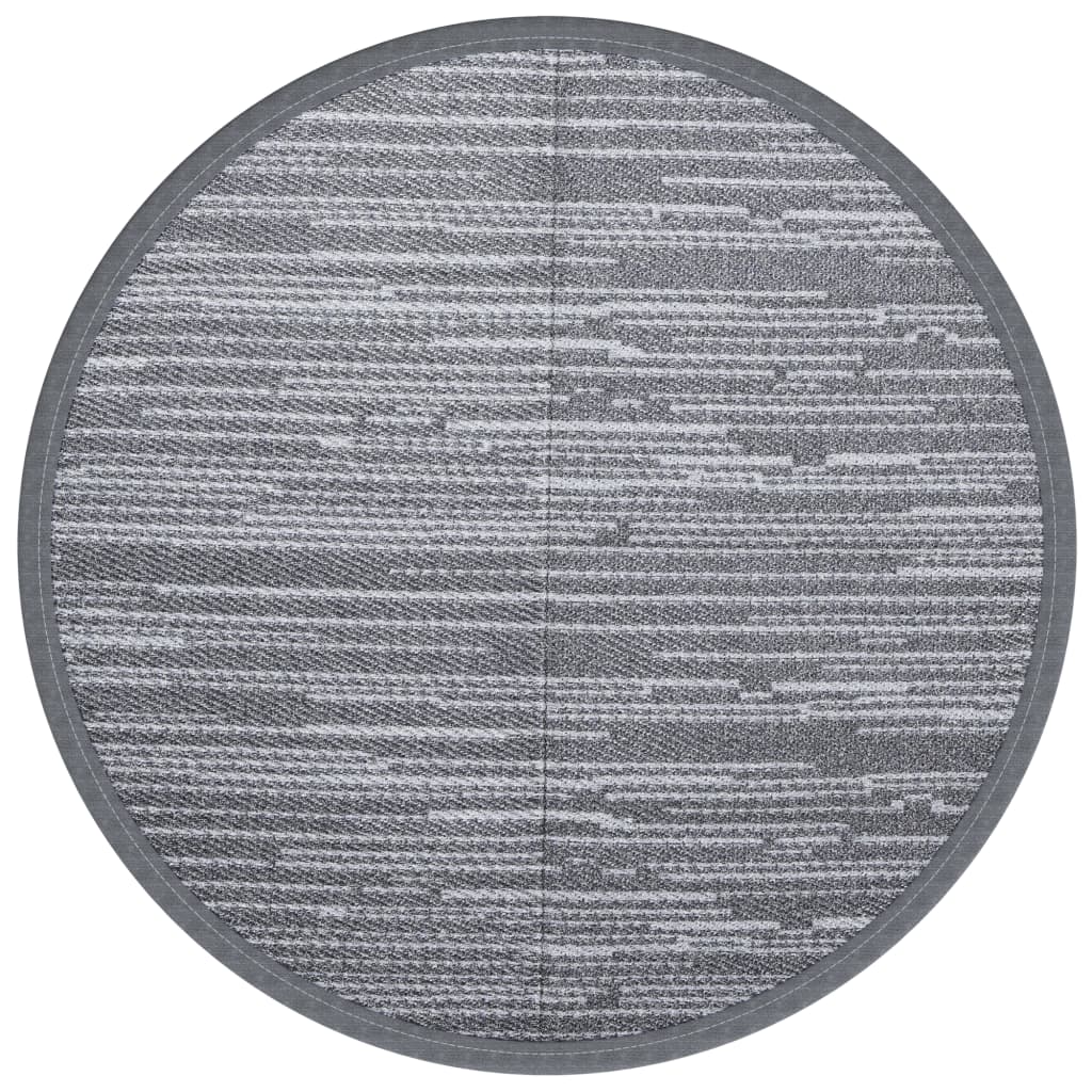 Outdoor Carpet ARAKIL Grey Ø120 cm PP